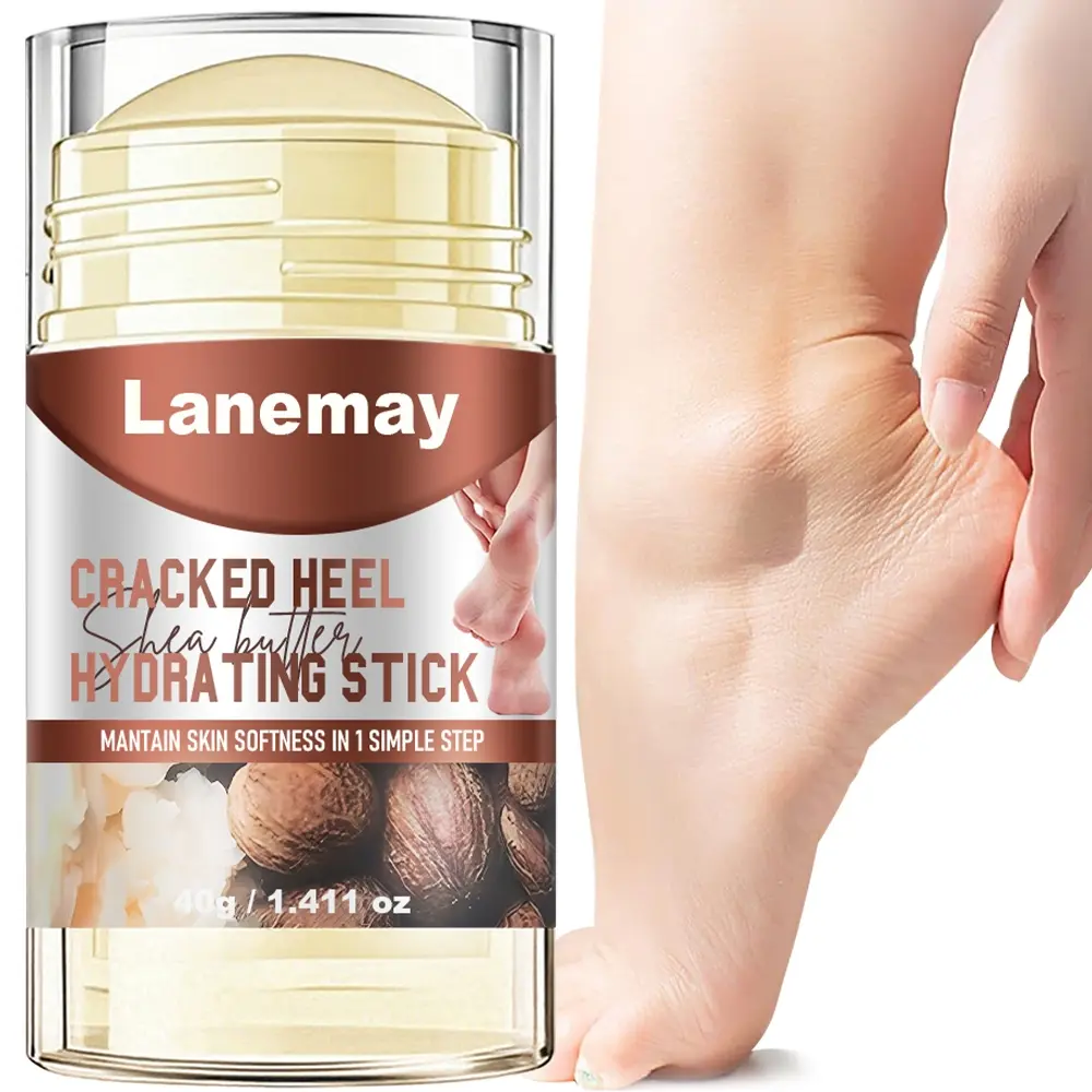 Cracked Heel Repair Hydrating Foot Moisturizer Stick with Coconut & Shea Butter, Healing Foot Balm | Softens & Repairs Rough, Dry Feet | Fast Absorption, Lightweight & Non-Greasy | For Men & Women Daily | Intensive Moisturizing Foot Care Foot Care Product