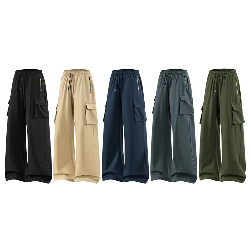 Men’s cargo pants suitable for street fashion enthusiasts, students, and outdoor lovers; ideal for campus outfits, weekend outings, and outdoor activities—men’s bottoms that work well across all seasons.