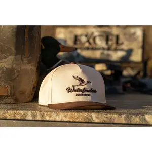 Cream and Brown Pintail Hat