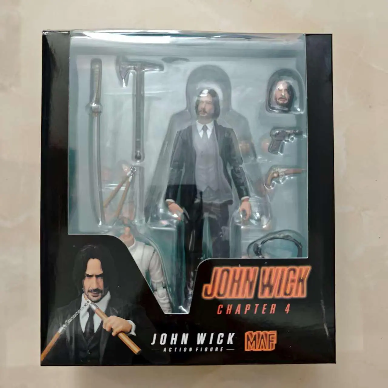 John Wick: Chapter 2 Collectible PVC Action Figure Toys - MAF 085 and 212 Models, 16cm Home Hanging Decor Collectible Item, Collectible Pvc Figure