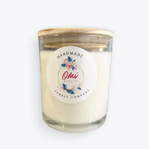 Birthday cake scented candle soy natural