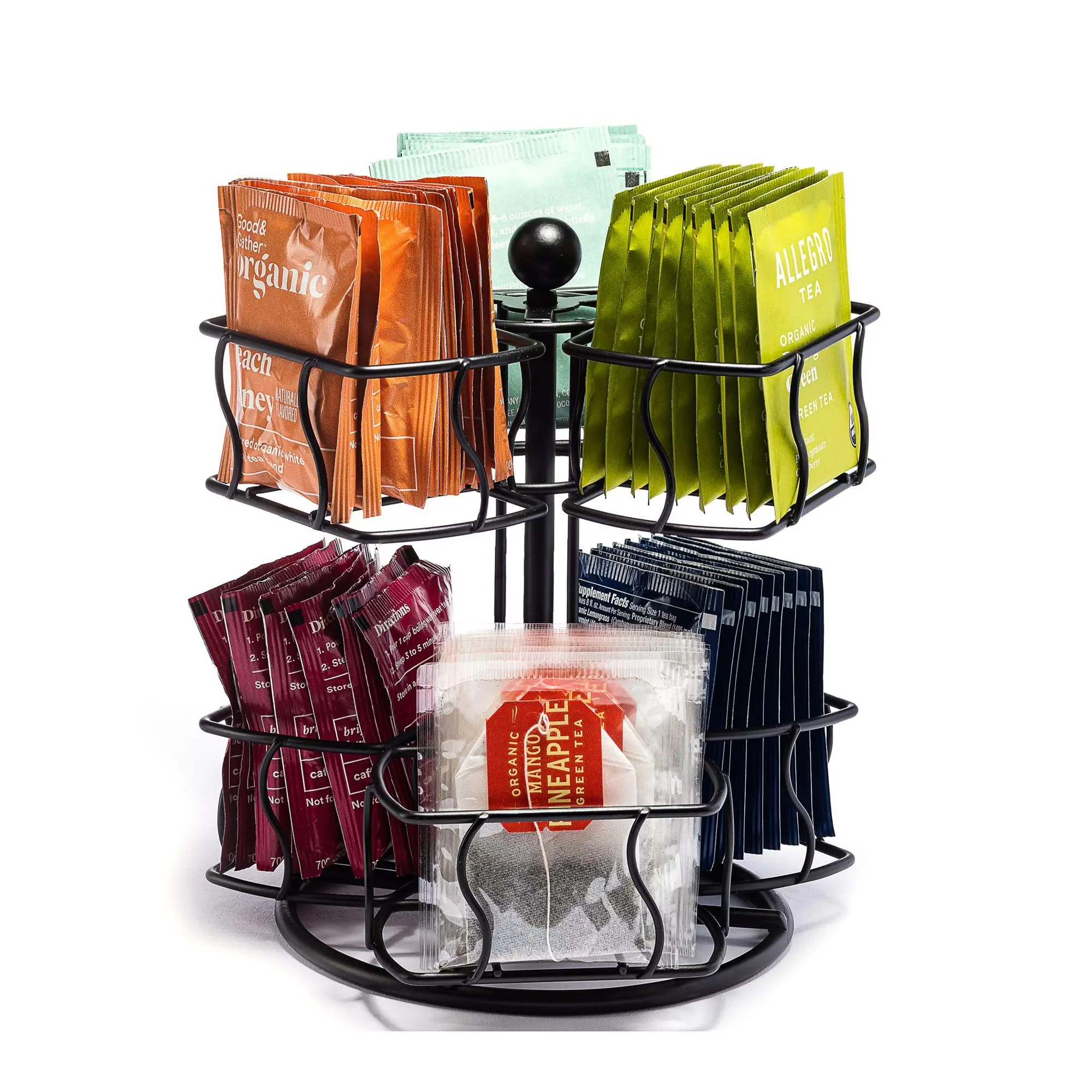Sorbus Tea Bag Spinning Carousel Organizer Sorbus Tea Bag Spinning Carousel Organizer