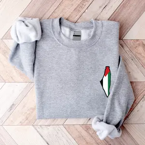 Palestine Flag Pocket Size Sweatshirt, Palestinian Lives Matter Hoodie, Save Palestine, Free Gaza Sweater, Palestine Support Sweatshirt, Human Civil Rights.