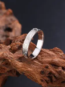 925 Sterling Silver Fashion Cuff Ring, Elegant Everyday Ring, Fashion Jewelry for Party, Daily Clothing Decor, Trendy All-match & Exquisite Jewelry for Birthday Gift