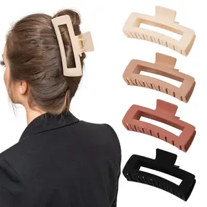 4 Pack 5 Inch Extra Large Non-slip Big Claw Clips for Thick, Long Hair - Jumbo Claw Clips Hair Accessories for Women and Girls