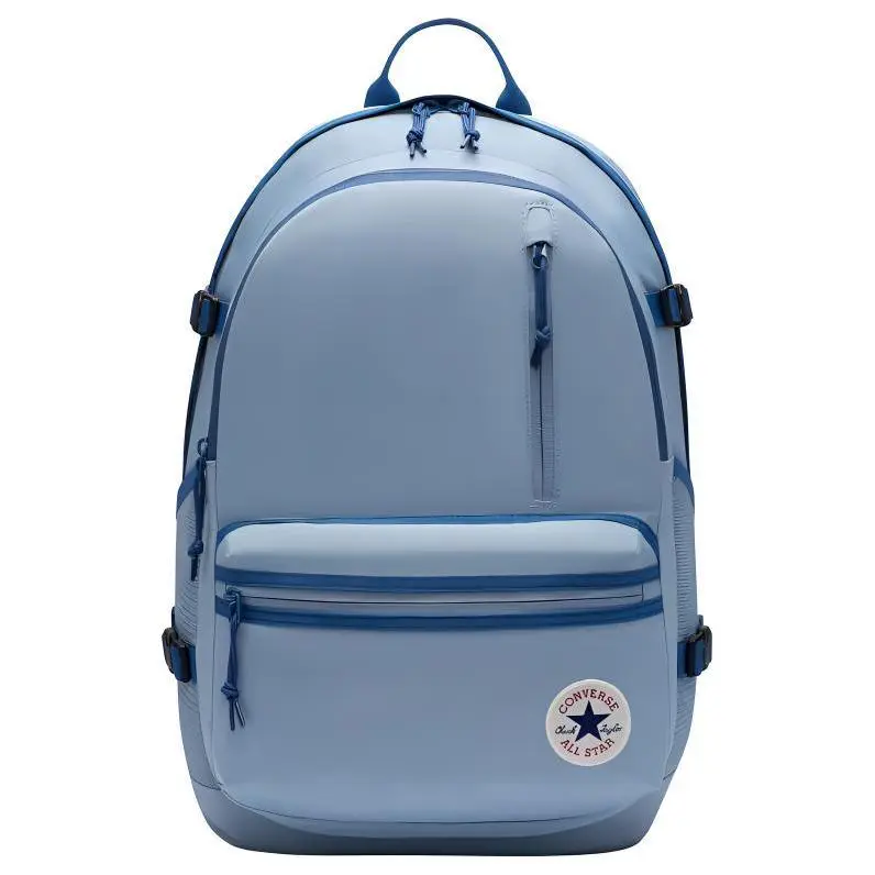 Converse Unisex Sporty Polyester Backpack, Blue Couple-Style Functional Luggage Bag, Unisex Names