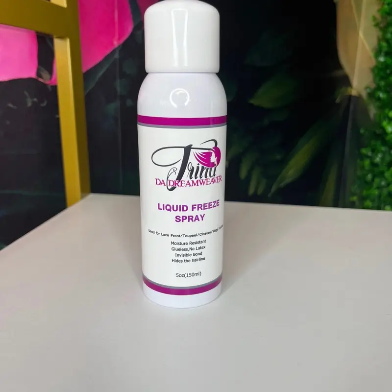 Non-Adhesive Glueless Lace Install Liquid Holding Spray - Haircare Product for Adults, Strong Strength Hold, Long-Lasting Wear, Natural Look, Hides the Hairline, All Skin Types, Hair Loss Solution