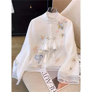 Women’s New Chinese‑Style Hanfu Daily Top Shirt