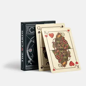HUNGRY MINDS The Game Playing Cards , Vintage Card Game, Deck of 54 Classic Cards, Fancy Throwing History Play Professional Collectible Cards, High Quality Cards