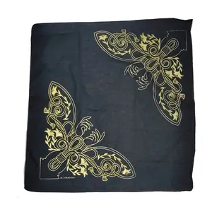 Bound Hand Screen Printed Cotton Bandana - Shibari Inspired Design