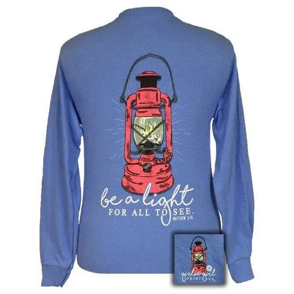 Girlie Girl Originals Be A Light Faith Long Sleeves T-Shirt