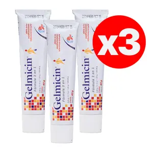 3 PACK - Gelmicin 40g | Body Care Skin Repair Cream - Advanced soothing formula