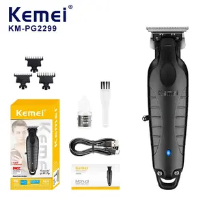 Km-Pg2299 Professional Hair Clipper, Cordless Rechargeable Trimmer, Skin-Safe，Low Noise, Lightweight, USB Charging, 3 Position Combs, for Men and Women，Fade Clipper，Zero Gap Clipper，
