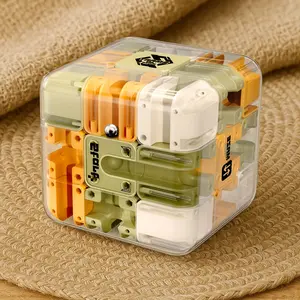 3D Labyrinth Rubik's Cube Toy, Educational Puzzle Toy for Kids, Stress Relief Toy, Birthday Party Gift, Suitable for Ages 3+
