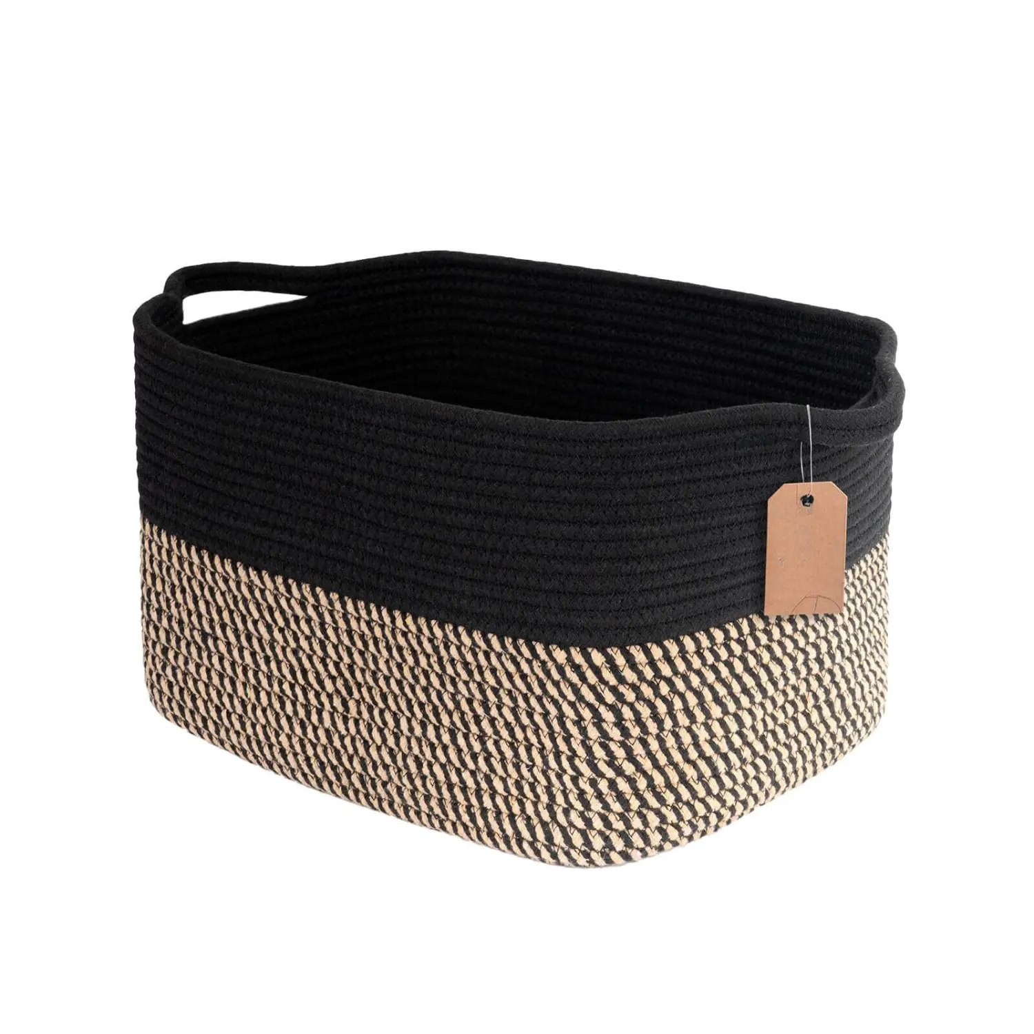 Cube Storage Bins for Shelves, Closets, and Nursery Rooms - Soft and Sturdy Cotton Rope Baskets for Home and Office Organization Organiser, Closet Organization, Breathable