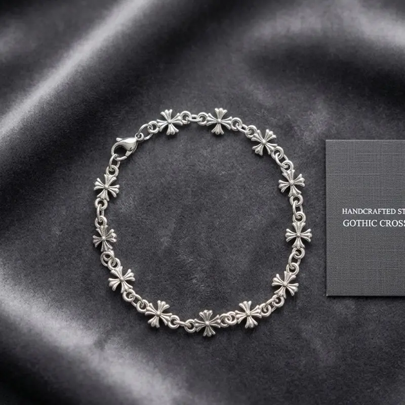 Frome Cross Link Bracelet