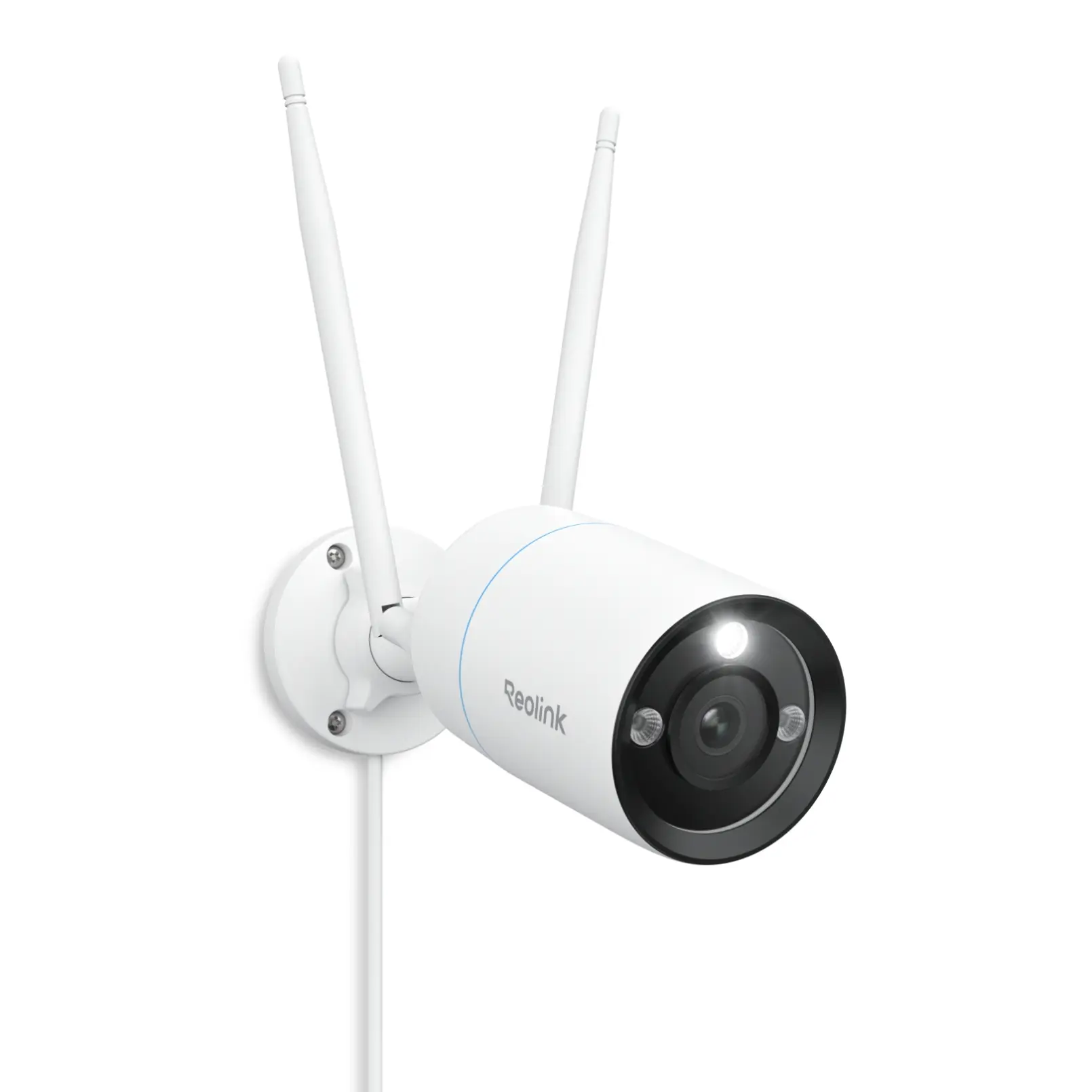 Reolink 4K 8MP Plug-in Wi-Fi Outdoor Security Camera, Color Night Vision, 2-Way Audio, 24/7 Recording, IP67 Weatherproof, RLC-810WA