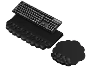 Cloud Keyboard Stand With Mouse Pad Wrist Rest Riser Set For Computer Desktop Laptop