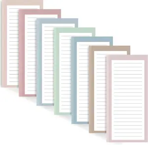 AZUREAL 7 Pack Magnetic Notepads for Refrigerator, 30 Pages/Book Grocery List Magnet Pad for Fridge, Design Magnetic Grocery List Pad for Fridge, Grocery List Notepad, To-Do Memos, List CXBXJSB001