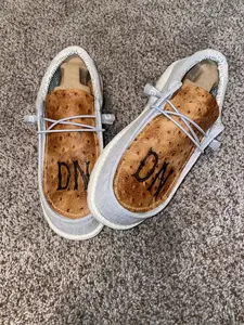 MENS Custom {BRANDED} Ostrich Hey Dudes Shoes