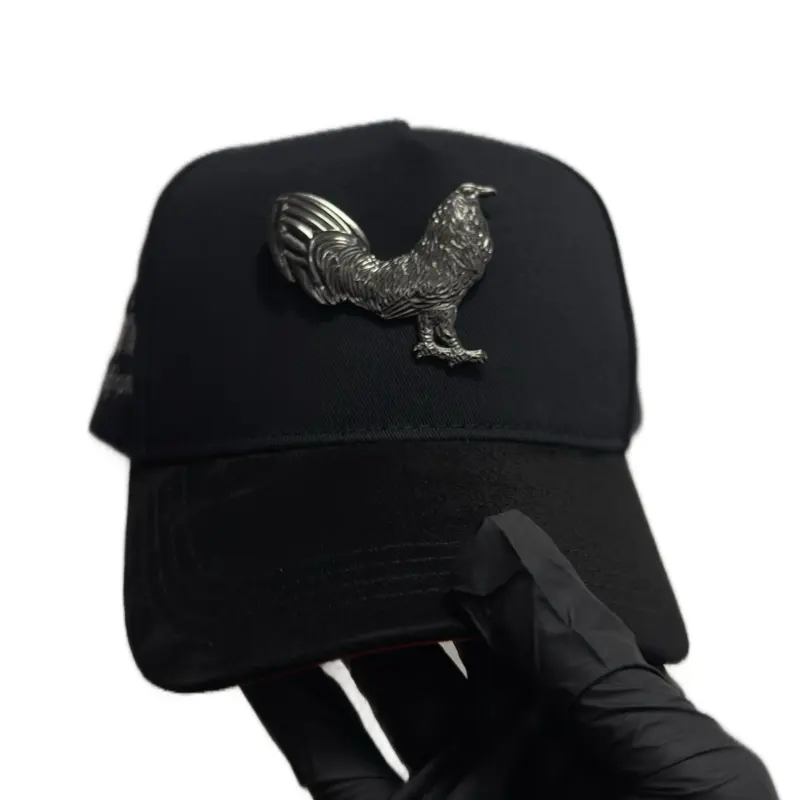 GORRA DEL GALLO - PARA NIÑOS, Color negro