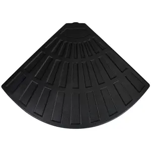 Northlight Black Fan Shaped Stand for Off-Set U mbrella