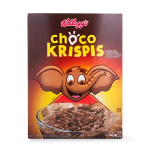 Kellogg's Choco Krispis Chocolate Sweetened Rice Cereal 660g Instant Muesli Oatmeal Food from Mexico