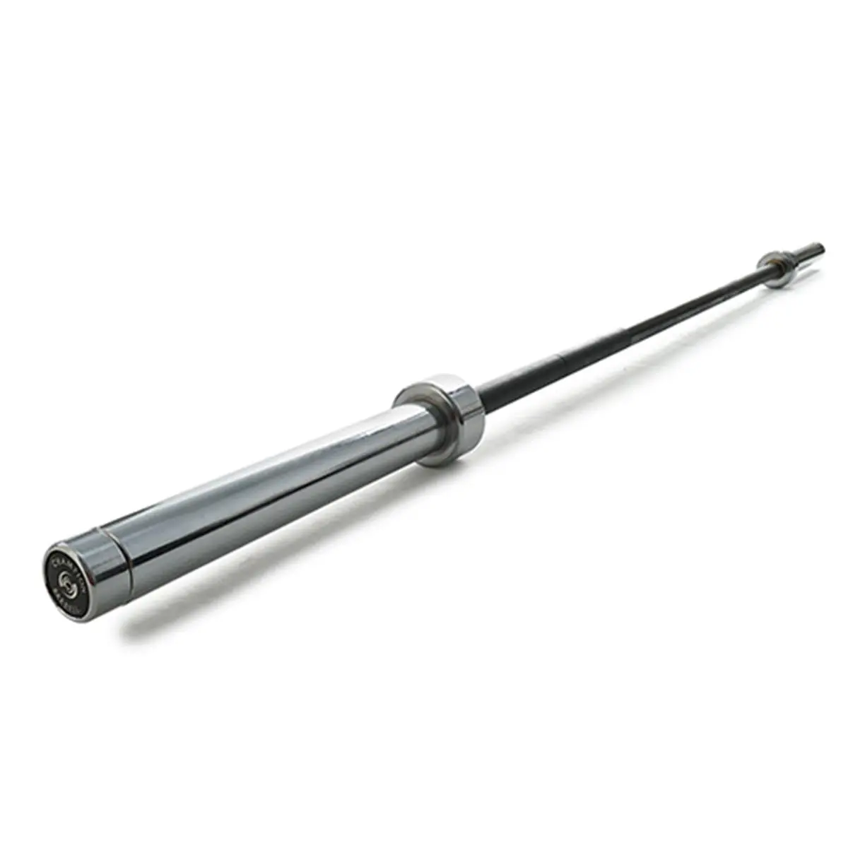 CHAMPION 47 lbs Olympic-Style Barbell for Weight Training & Resistance Training, High-Tensile Steel Bar with Bronze Bushings & Smooth Sleeve Rotation, Black Zinc Finish & Chrome Coating, Barbells, Olympic Training