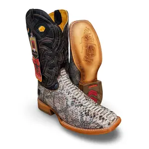 Nokota Horse Mens Morgan 18 GB Piton Natural M051841