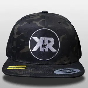 Kill Rush Original Cap - Camo with circle KR logo patch