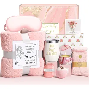 Mothers Day & Birthday Gifts for Women Mom Grandma Wife Daughter Friend Sister Her - Unique Relaxing Self Care Package Spa Baskets