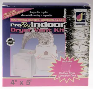 212 MAIN ProFlex Indoor Dryer Vent Kit, Dundas Jafine Inc. TDIDVKZW, for Indoor Use
