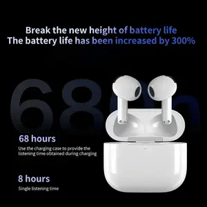 2026  Air Pro Wireless Bluetooth Earbuds with Charging Case Touch Control for iPhone Android