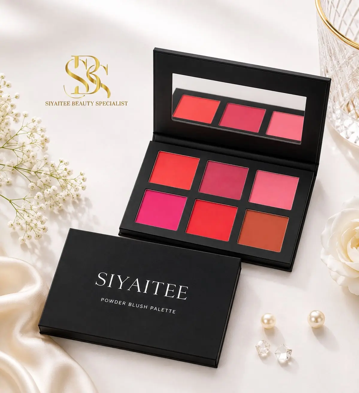 Siyaitee Beauty Specialist Powder Blush Palette