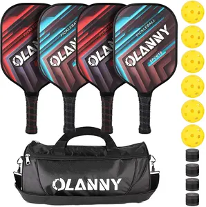 OLANNY Graphite Pickleball Paddles 4 Pack