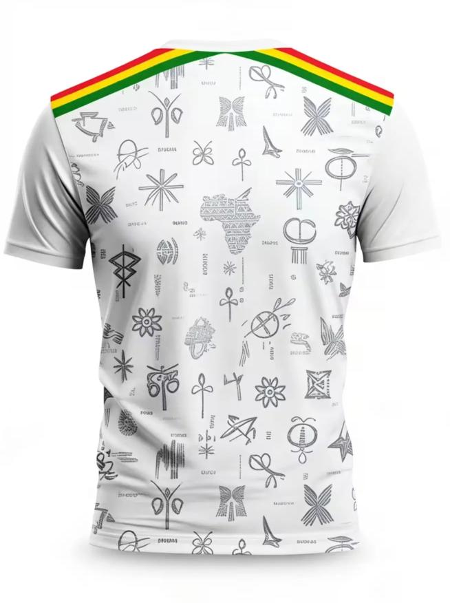 Ghana national team star patterned jersey, authentic Ghana fan equipment, comfortable casual wear, suitable for training and matches, football uniform, jersey shirt, sports uniform World Cup