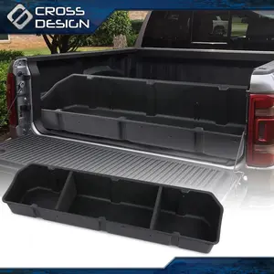 CROSSDESIGN Fit For 2019-2023 Dodge Ram 1500 2500 3500 Truck Bed Storage Cargo Organizer