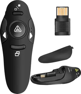 Presentation Remote Clicker,  Presenter for PowerPoint Presentation Remote, RF 2.4GHz USB for , Keynote, Computer, Laptop