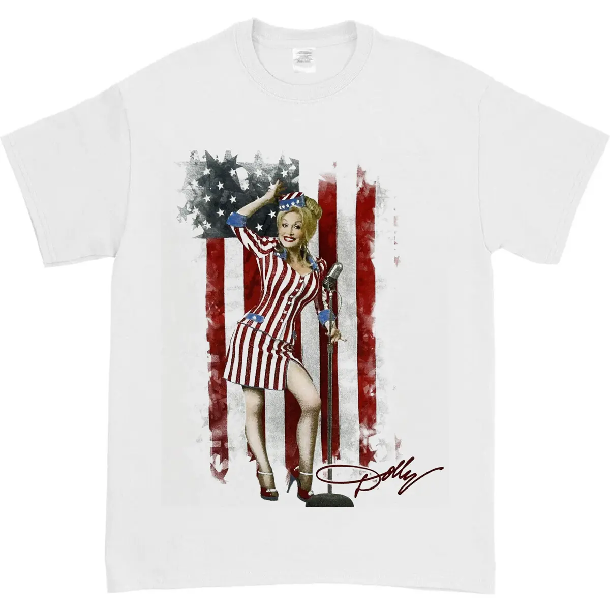 Dolly Parton Hello I’m Dolly New 2004 Rare T-Shirt Cotton Fabric