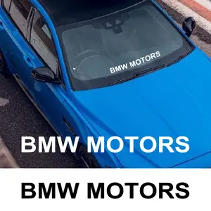 DIY Car Windshield Sticker Personalized Letter Decoration, Customizable Decal for Bmw and Other Car Models, Automotive Accessories