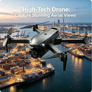 2026 M8 Pro Drone – 4K EIS Camera, GPS & 5G WiFi FPV, Brushless Motor, Optical Flow Hover, Smart Obstacle Avoidance, Auto Return, 360° Stunt Roll, Dual Batteries Included