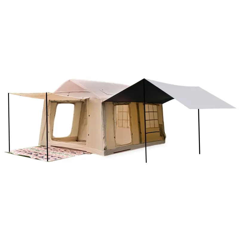 TikTok Viral SENLEETO 10–12 Person Instant Air Tent – Large Family Camping Shelter, 5-Min Setup, Waterproof with Rainfly