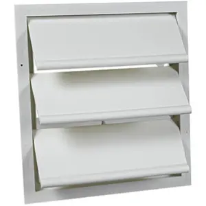 Air Vent 54703 Automatic Gable Shutter - White