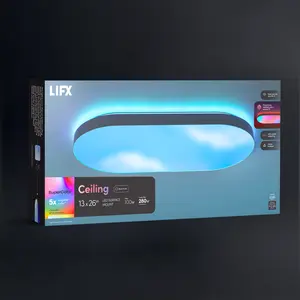 LIFX SuperColor 26" Ceiling Black Trim - 5000 Lumens