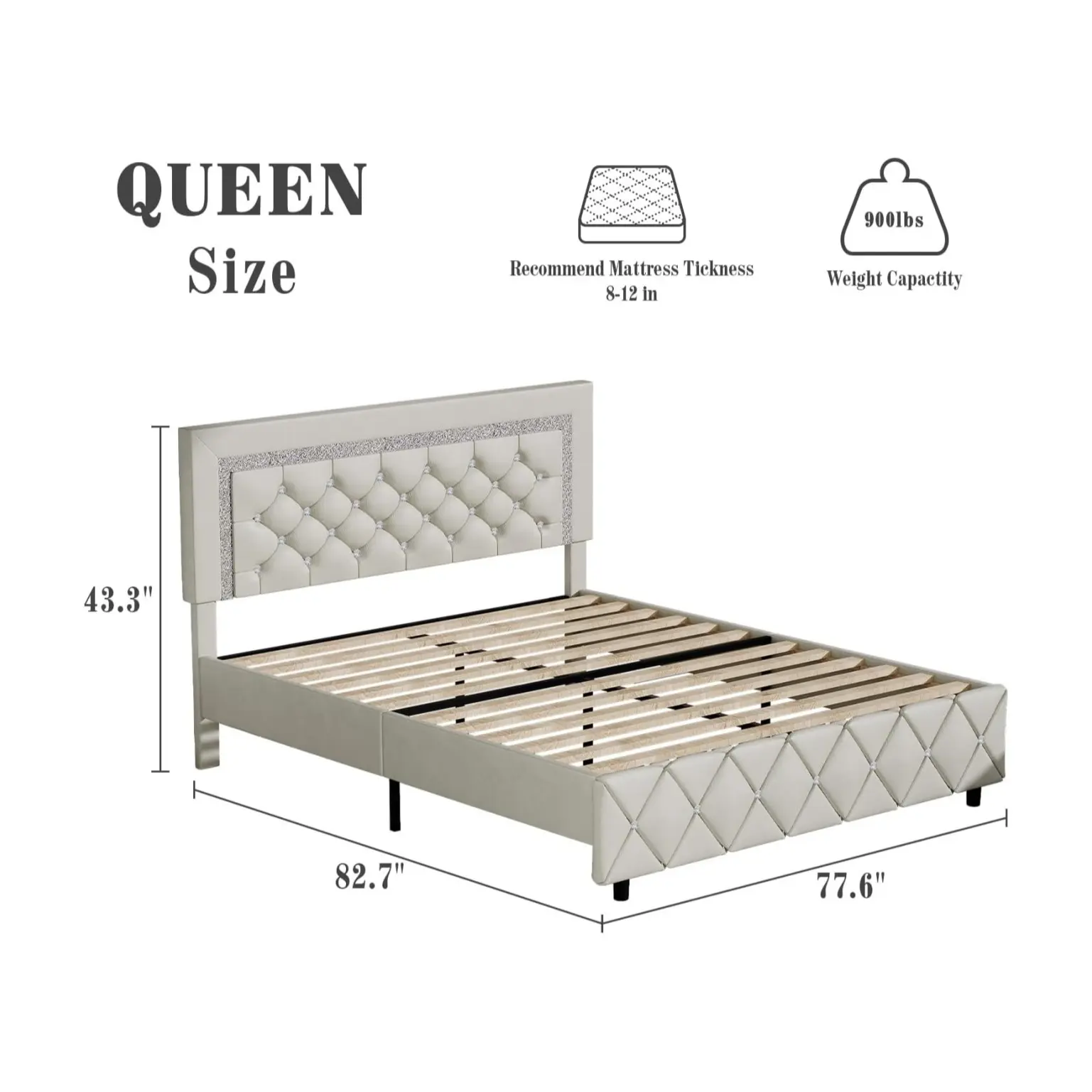 Queen Size Cream