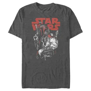 Men's Star Wars: A New Hope Boba Fett Grunge Bounty Hunter T-Shirt