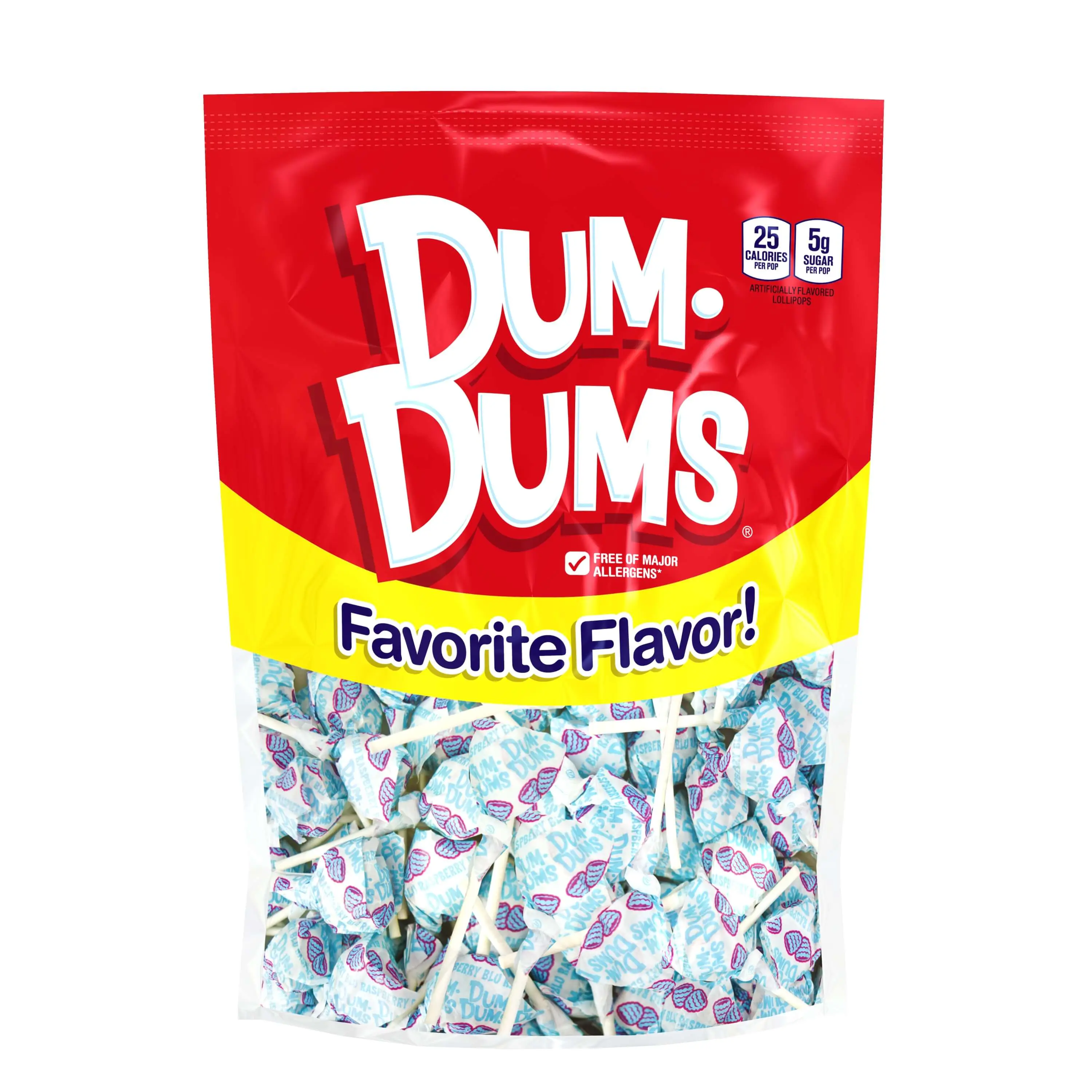DUM-DUMS Blu Raspberry - 50 Count DUM-DUMS Blu Raspberry - 50 Count