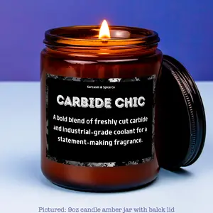 Machinist Gift Machine Operator Mechanical Engineer Gift Metalist Gift for Him Carbide Chic Future Machinist Graduation Candle Soy Wax