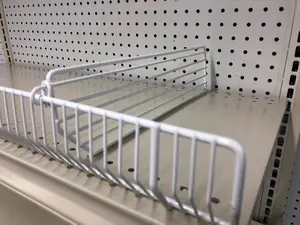 212 MAIN Trion 9007317 Steel Wire Shelf Binning Unit - White, 15x0.5x3 in., Display Shelf, Detachable Metal Organizer, Storage Racks