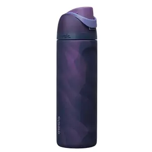 [PRE ORDER_SHIPPING 15–20 DAYS] Owala FreeSip Arctic Storm Stainless Steel Bottle – 24oz/32oz Insulated, Cute Leak-Proof Water Bottle for Women & Girls, Perfect for School, Work, Gym & Outdoor Activities